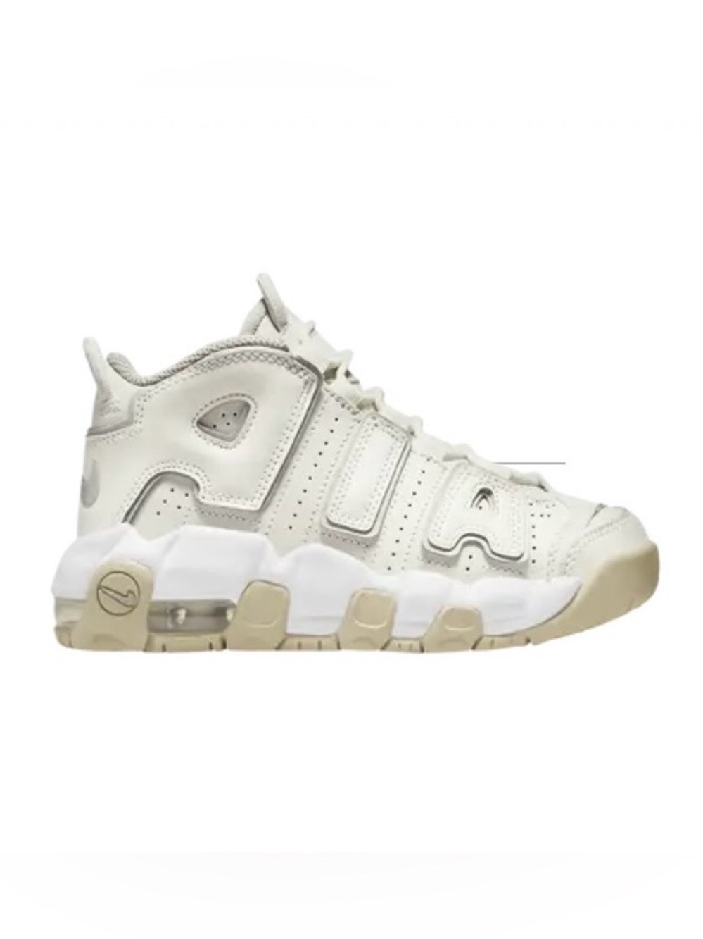 Nike Air More Uptempo GS Phantom Sand Drift DM1023-001 Youth Size 7Y